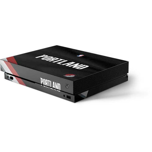 NBA Portland Trail Blazers Jersey Xbox One X Console Skin